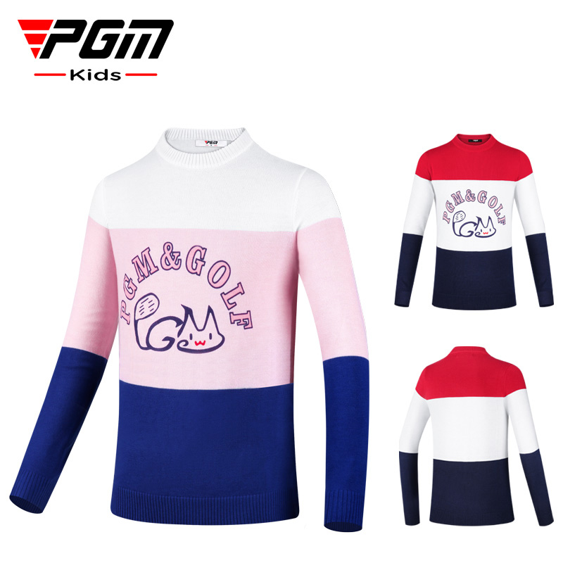 20 KIDS YF449 girl knitted golf sweater custom pullover fashion golf sweaters