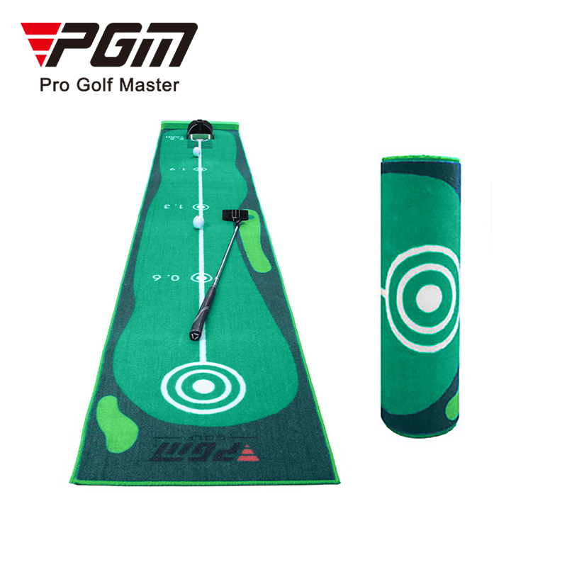 TL017 Golf Putting Mat Practice Office Home Golf Putter Velvet Mat